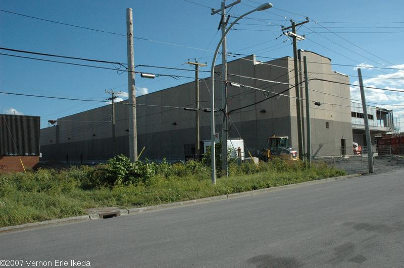 Another view of the Home Depot under construction from Rue Holiday looking southwest.